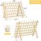 NEX™ Natural 60-Spool Wooden Sewing Thread Organizer Rack, 2ct.